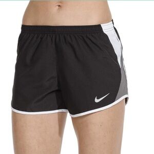 Nike Women's Dri-fit 10K Running Shorts blk/white/gray sz SM